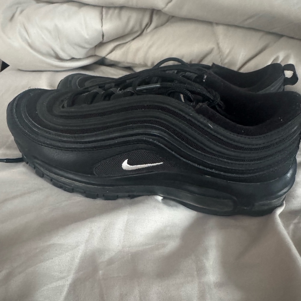 Nike Black Air Max with White Logo